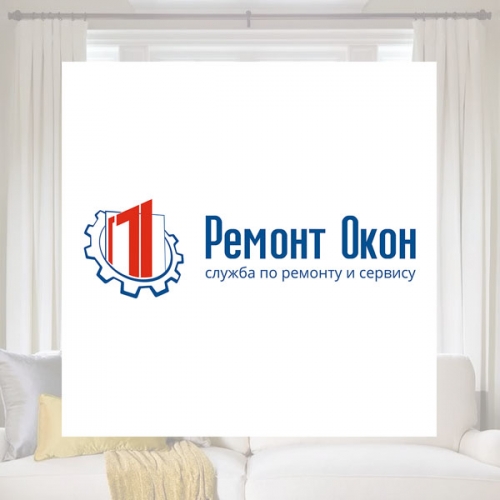 Логотип для компании по ремонту окон